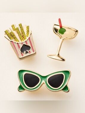 KATE SPADE Brooch Set LIMITED EDITION Enamel Pins